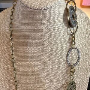 Chic Gold and Silver Women's Necklace